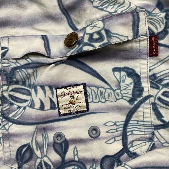 Tommy Bahama Swim Trunks Men's M Blue Relax Lobster All Over Print Beach Shorts - Picture 2 of 16